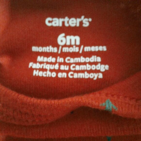 2 Baby Christmas Outfits, Carters Sweatsuit, Carters Onepiece Pants, Bundle, LN - Picture 10 of 13